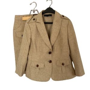 Blue Les Copains Blazer & Skirt Set - 40 (US 4)